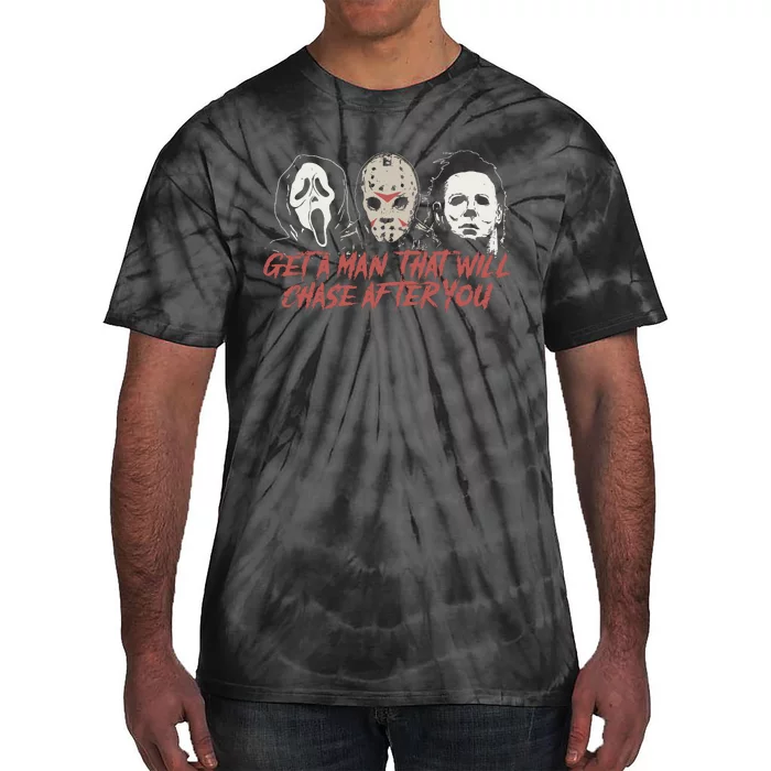 Horror Movie Inspired VillainS Valentines Tie-Dye T-Shirt