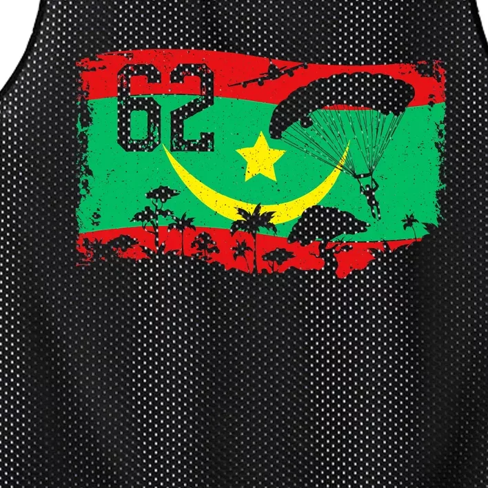 Happy Maurtanian Independence Day Mesh Reversible Basketball Jersey Tank