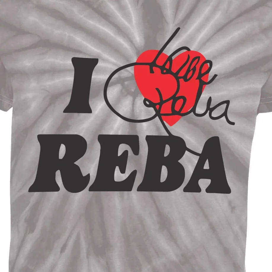 Howie Mandel I Love Reba Kids Tie-Dye T-Shirt