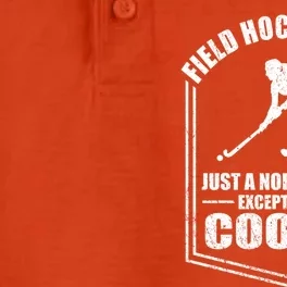 Hockey Mom Just A Normal Mom Except Cooler Mothers Day Funny Gift Dry Zone Grid Performance Polo