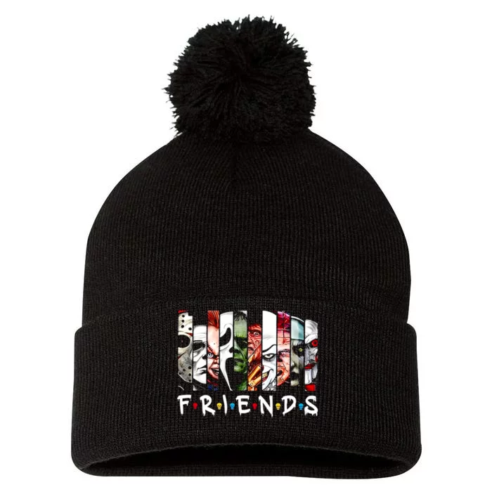 Horror Movie Killers Pom Pom 12in Knit Beanie