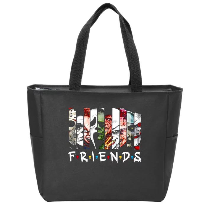 Horror Movie Killers Zip Tote Bag