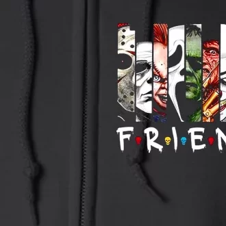 Horror Movie Killers Full Zip Hoodie