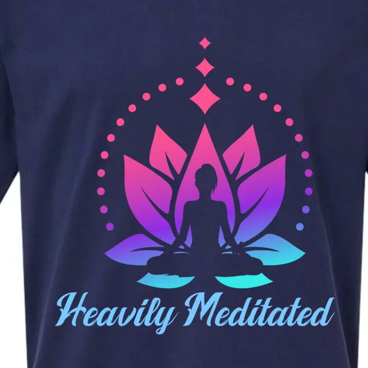 Heavily Meditated Lotus Flower Yoga Meditation Spiritual Cute Gift Sueded Cloud Jersey T-Shirt