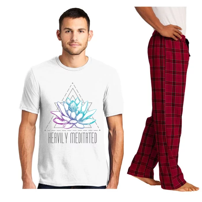 Heavily Meditated Lotus Minimalist Meditation Spiritual Gift Pajama Set