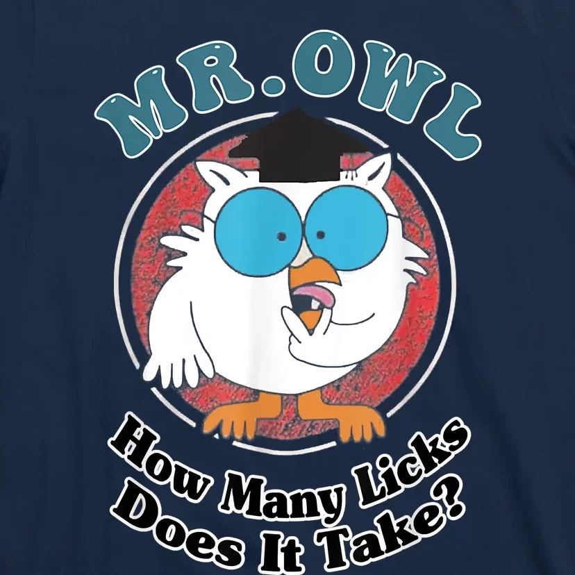 How Many Licks Does It Take Funny Owl Sarcastic T-Shirt