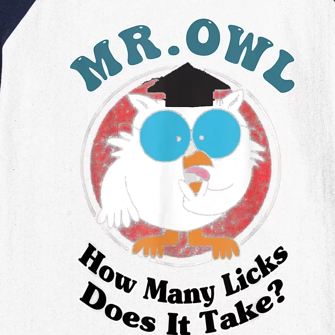 How Many Licks Does It Take Funny Owl Sarcastic Baseball Sleeve Shirt