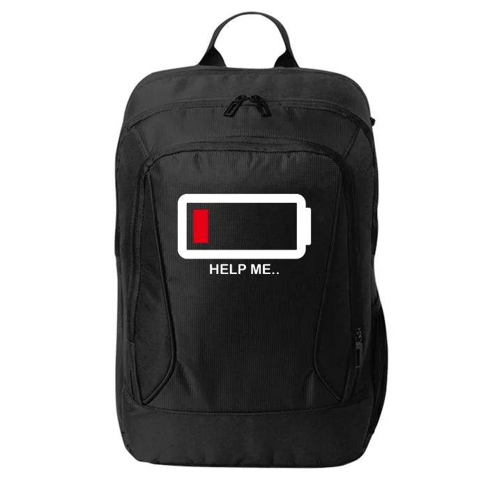 Help Me Low Battery City Backpack