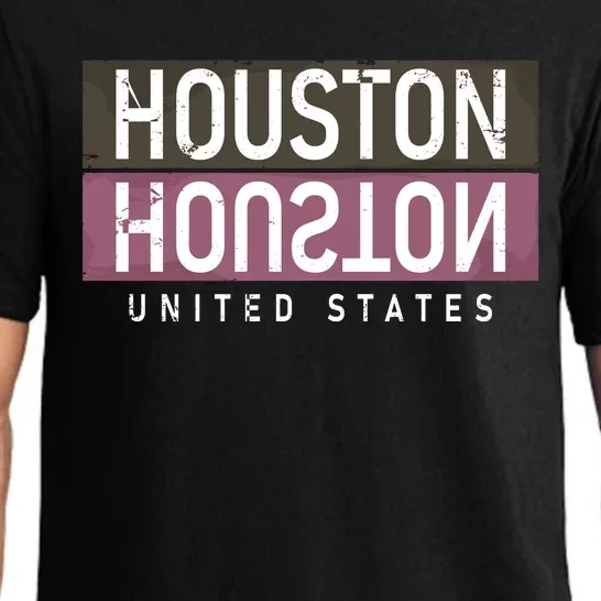 Houston Mirrored Logo Pajama Set