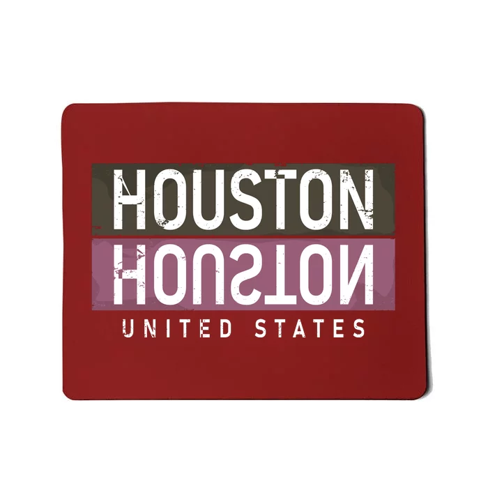 Houston Mirrored Logo Mousepad