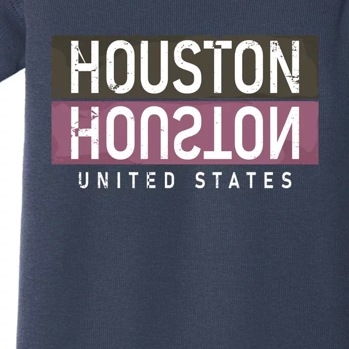 Houston Mirrored Logo Baby Bodysuit