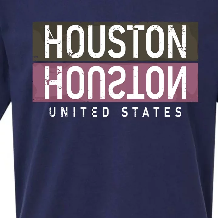 Houston Mirrored Logo Sueded Cloud Jersey T-Shirt