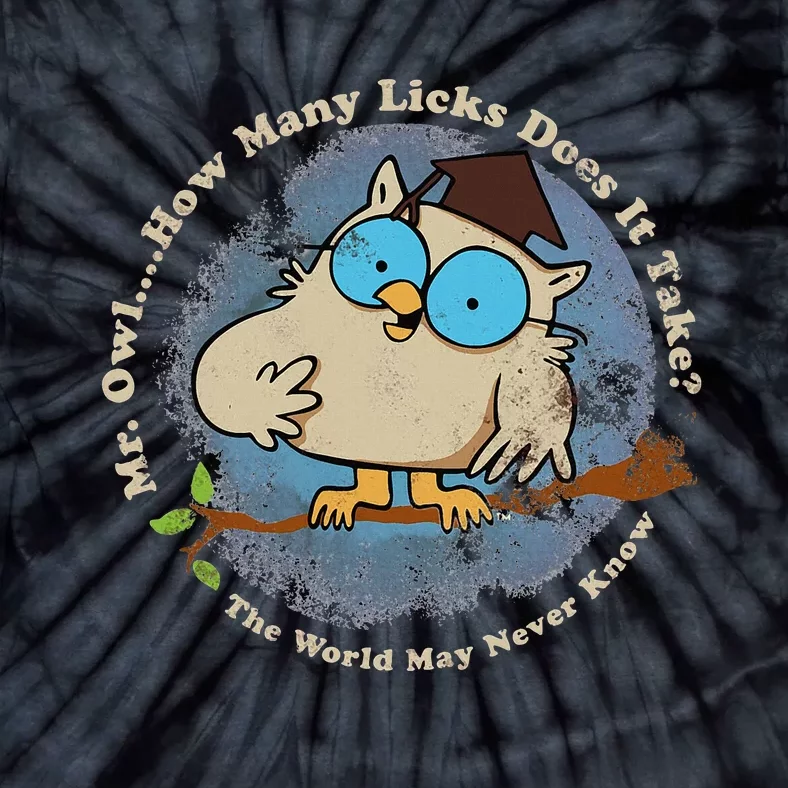 How Many Licks Does It Take Funny Tie-Dye T-Shirt