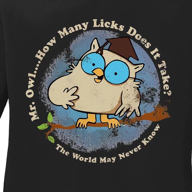 How Many Licks Does It Take Funny Ladies Long Sleeve Shirt