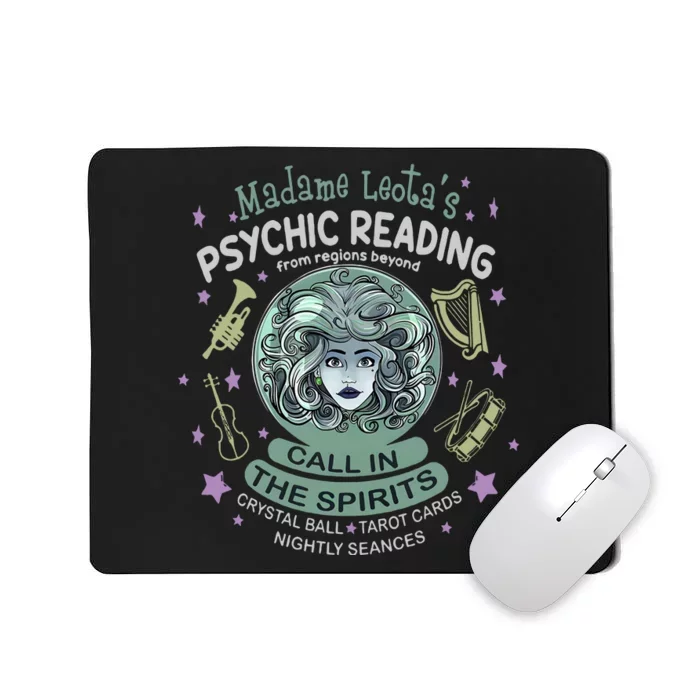 Halloween Madame Leota Psychic Reading Call In The Spirits Haunted Mansion Mousepad