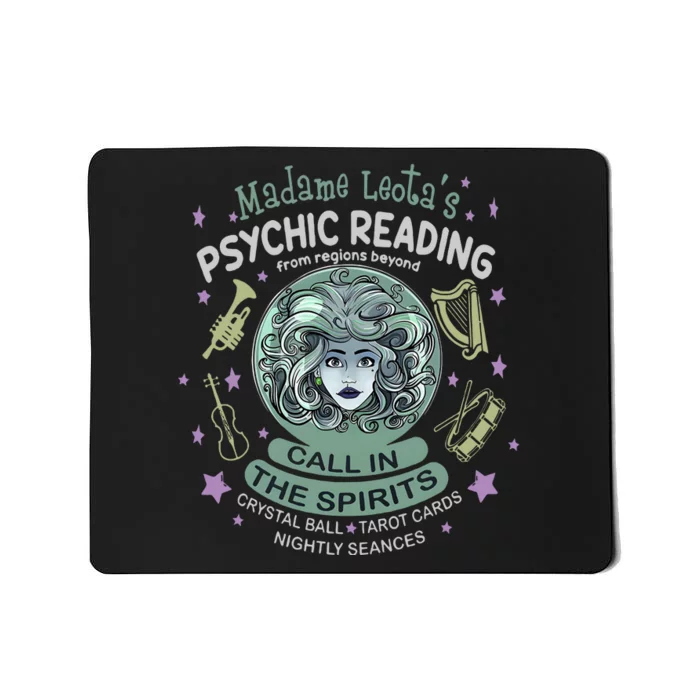 Halloween Madame Leota Psychic Reading Call In The Spirits Haunted Mansion Mousepad