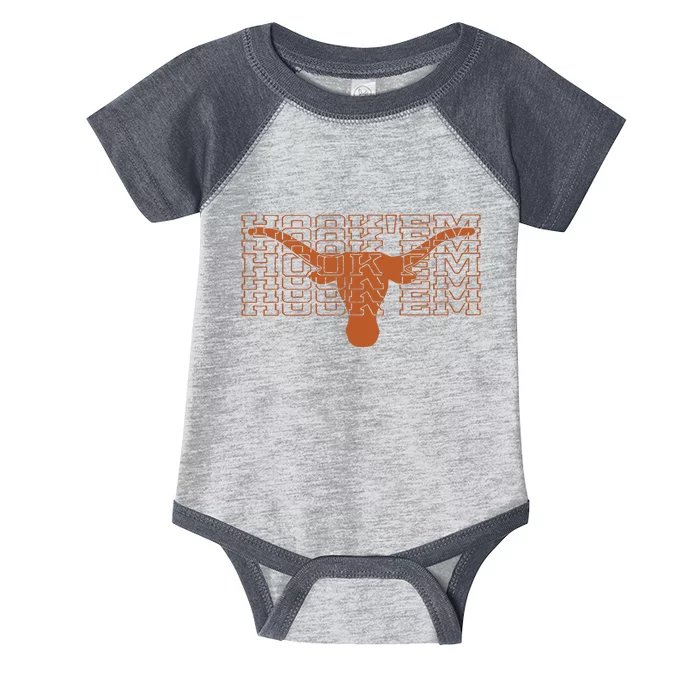 Hookem Mirror Longhorns University Infant Baby Jersey Bodysuit