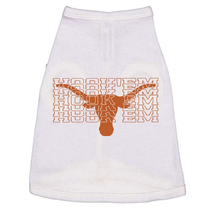 Hookem Mirror Longhorns University Doggie Tank