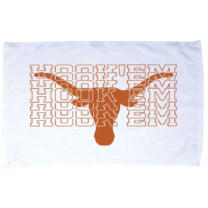 Hookem Mirror Longhorns University Microfiber Hand Towel