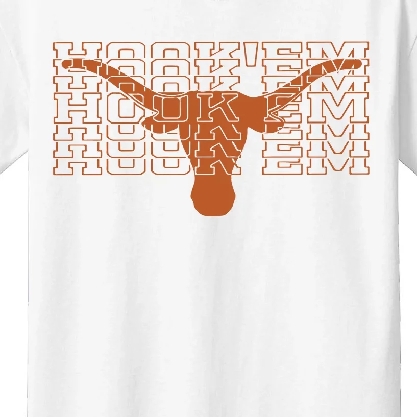 Hookem Mirror Longhorns University Kids T-Shirt