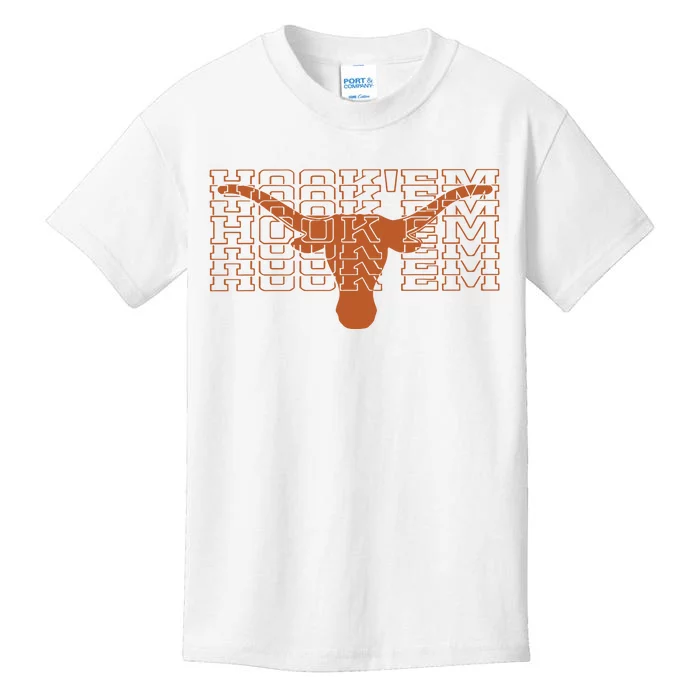 Hookem Mirror Longhorns University Kids T-Shirt