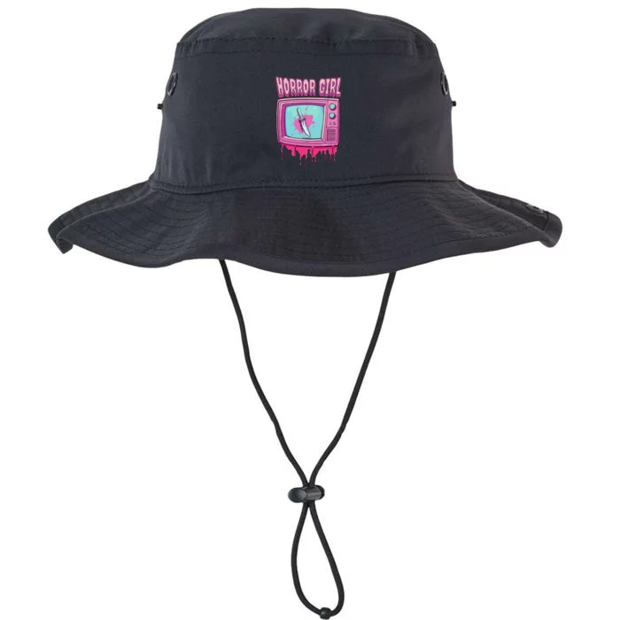 Horror Movie Lover Pastel Goth Slasher Pink Retro Tv Scary Legacy Cool Fit Booney Bucket Hat