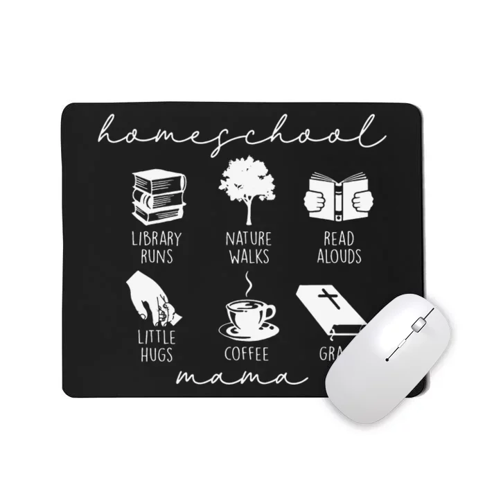 Homeschool Mama Library Runs Nature Walks Homeschool Mom Mousepad