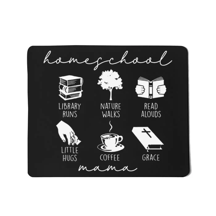 Homeschool Mama Library Runs Nature Walks Homeschool Mom Mousepad