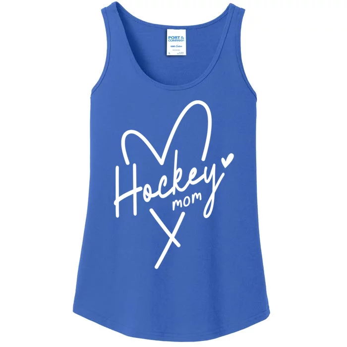 Hockey Mom Love Gift Ladies Essential Tank