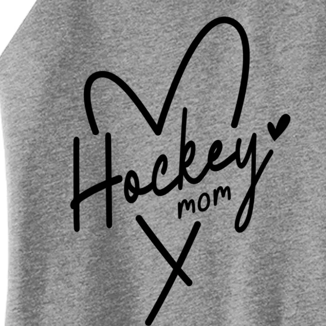 Hockey Mom Love Gift Women’s Perfect Tri Rocker Tank