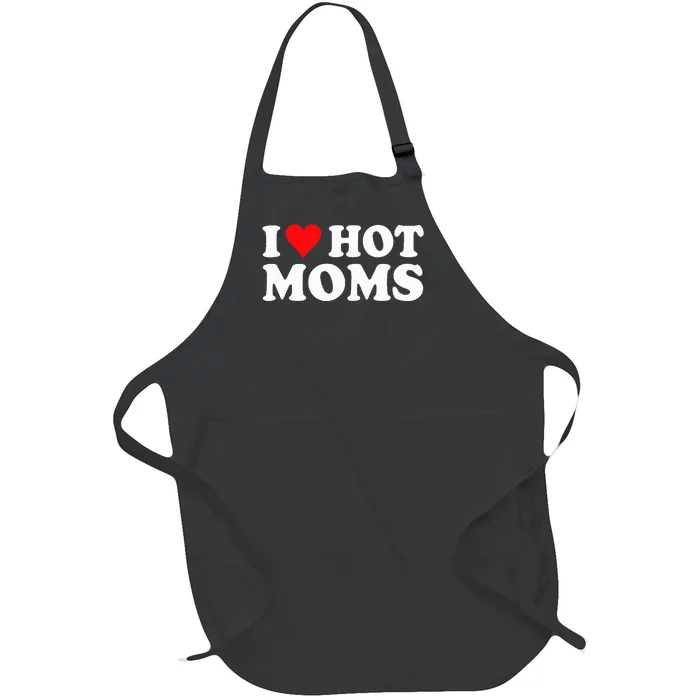 Hot Moms Love Full-Length Apron With Pocket