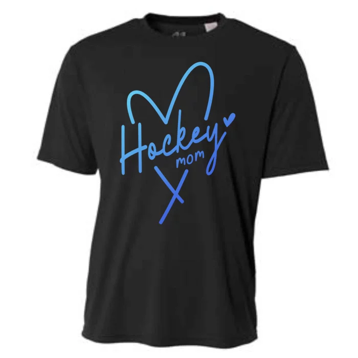 Hockey Mom Love Gift Cooling Performance Crew T-Shirt