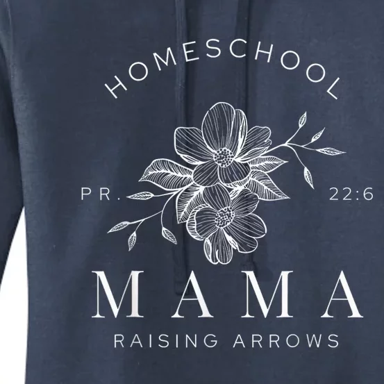 Homeschool Mama Mom Raising Arrows Mother's Day Gifts Women's Pullover Hoodie