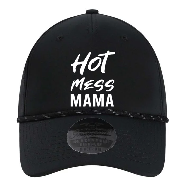 Hot Mess Mama Parenting Dedicated Mom Funny Gift Performance The Dyno Cap