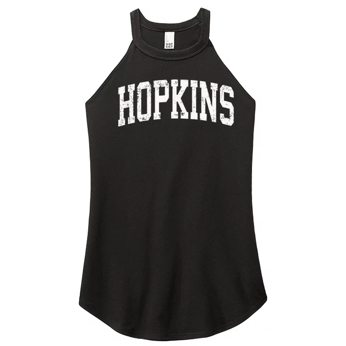 Hopkins Minnesota MN Vintage Athletic Sports Women’s Perfect Tri Rocker Tank