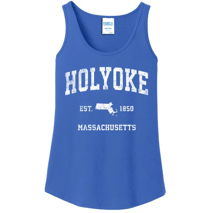 Holyoke Massachusetts Ma Vintage Athletic Sports Ladies Essential Tank