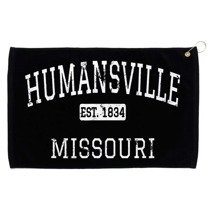 Humansville Missouri MO Vintage Grommeted Golf Towel