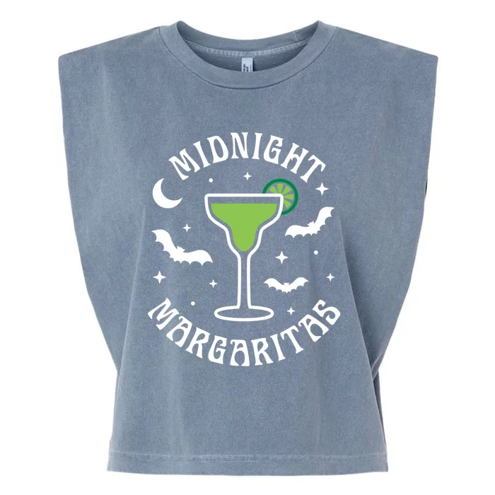 Halloween Midnight Margaritas Gift Garment-Dyed Women's Muscle Tee