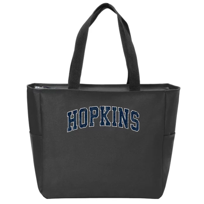 Hopkins Minnesota Mn Vintage Sports Design Zip Tote Bag