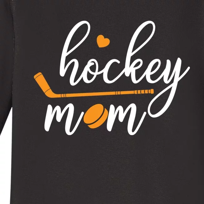 Hockey Mom - Mother Mom Baby Long Sleeve Bodysuit