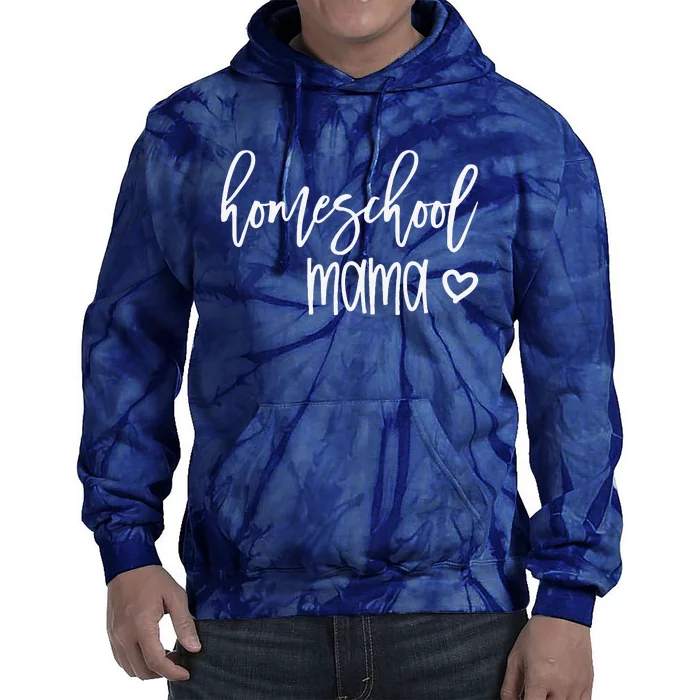 Homeschool Mama Mom For Her Mother's Day CoOp Group Tie Dye Hoodie