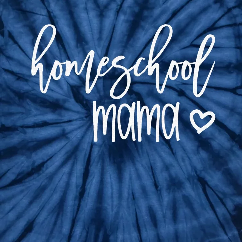 Homeschool Mama Mom For Her Mother's Day CoOp Group Tie-Dye T-Shirt