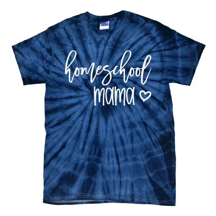 Homeschool Mama Mom For Her Mother's Day CoOp Group Tie-Dye T-Shirt