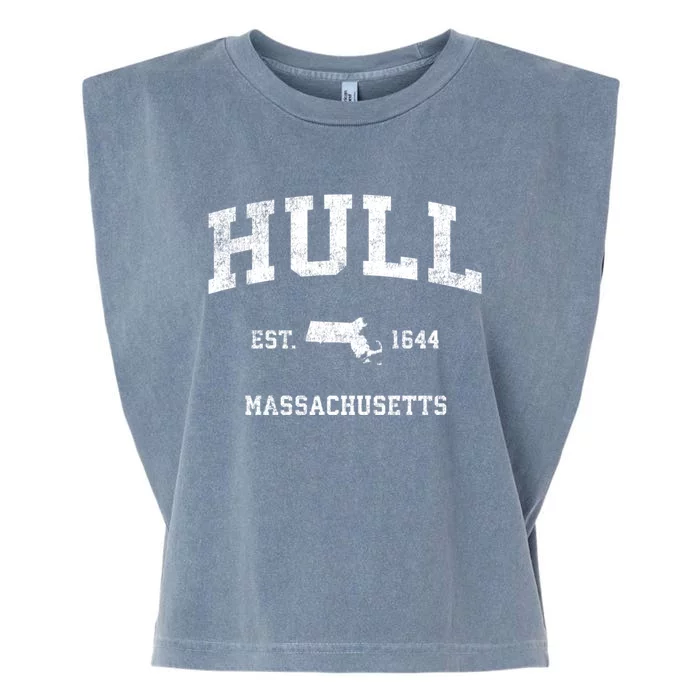 Hull Massachusetts Ma Vintage Athletic Sports Garment-Dyed Women's Muscle Tee