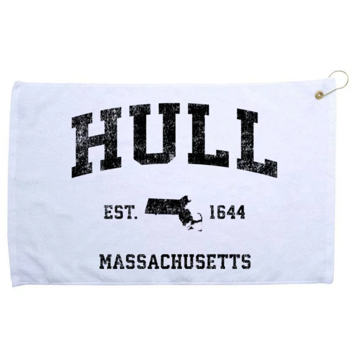 Hull Massachusetts Ma Vintage Athletic Sports Grommeted Golf Towel