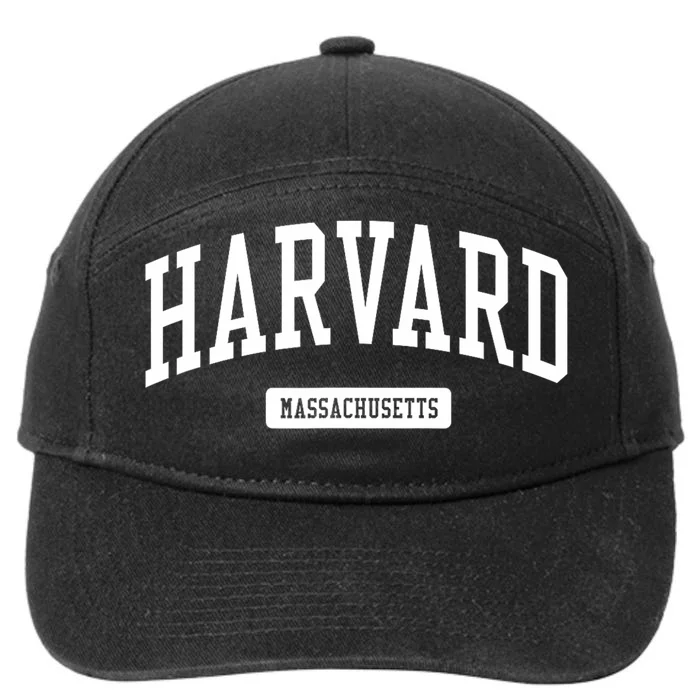 H.A.R.V.A.R.D Massachusetts Ma Vintage Athletic Sports Design 7-Panel Snapback Hat