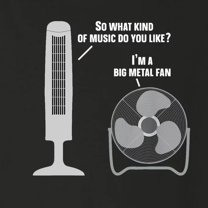 Heavy Metal Music Fan Big Metal Fan Funny Metalhead Rock Pun Toddler Long Sleeve Shirt