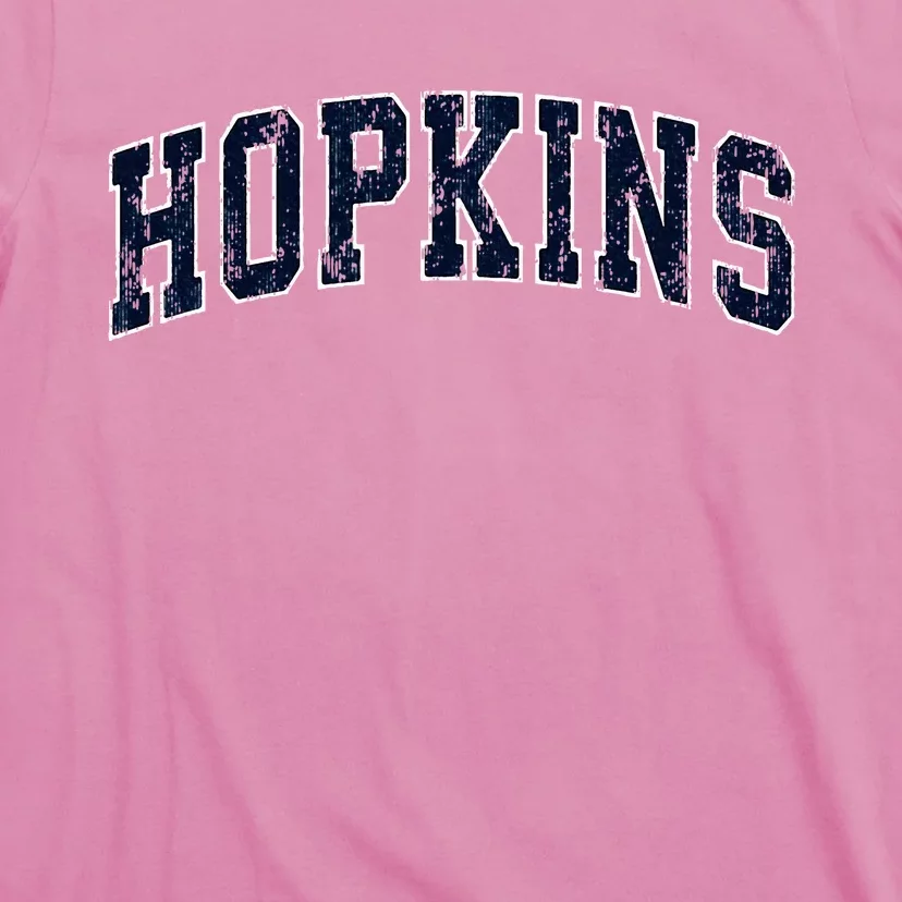 H.O.P.K.I.N.S Minnesota Mn Vintage Sports Design N.A.V.Y T-Shirt