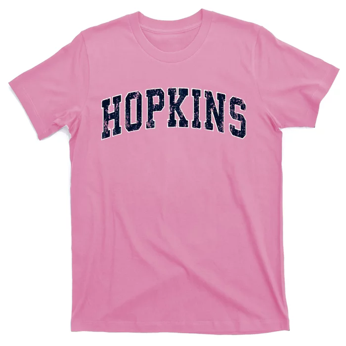 H.O.P.K.I.N.S Minnesota Mn Vintage Sports Design N.A.V.Y T-Shirt