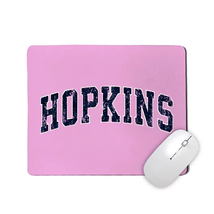 H.O.P.K.I.N.S Minnesota Mn Vintage Sports Design N.A.V.Y Mousepad